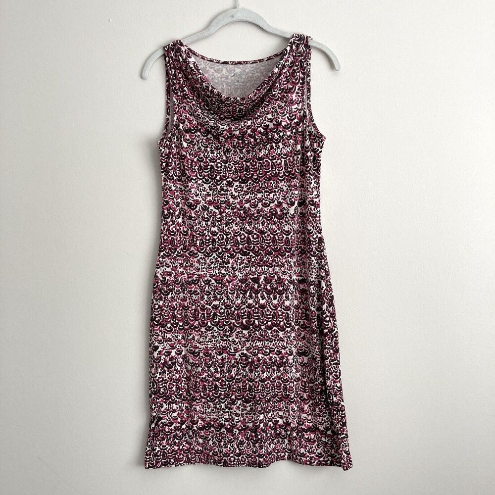 Title Nine Womens Cowl Neck Sleeveless Dress Size XS Athletic Pink Casual